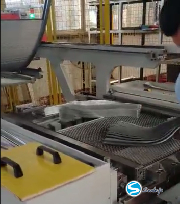 Stable Performance Aluminum Radiator Core Assembly Machine Adjustable Running Speed