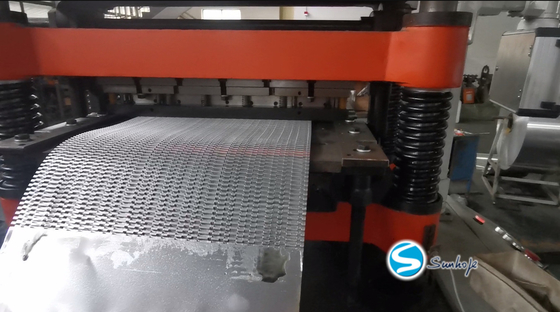 Variable Frequency Speed Regulation Radiator Fin Forming Machine With 3 Phase 380V Power Supply