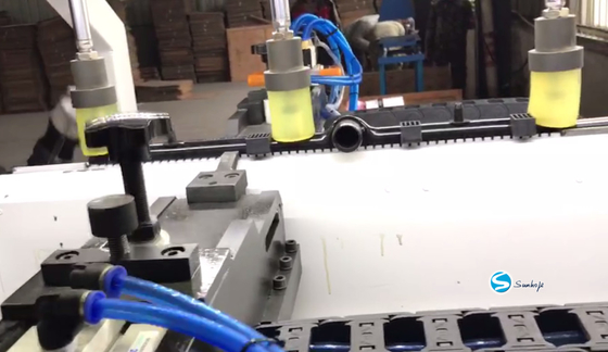 120mm Width Of Head Plate 2-Station 6-Cylinder Radiator Production Machine