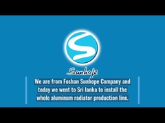 linea di produzione di alluminio del radiatore